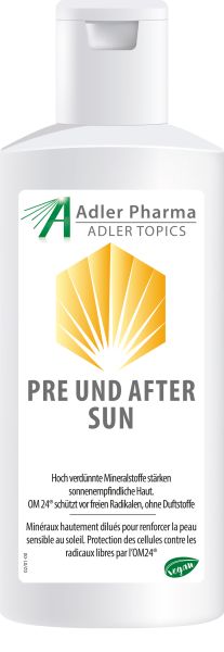 Adler Pre und After Sun mit Aloe Vera und OM24®