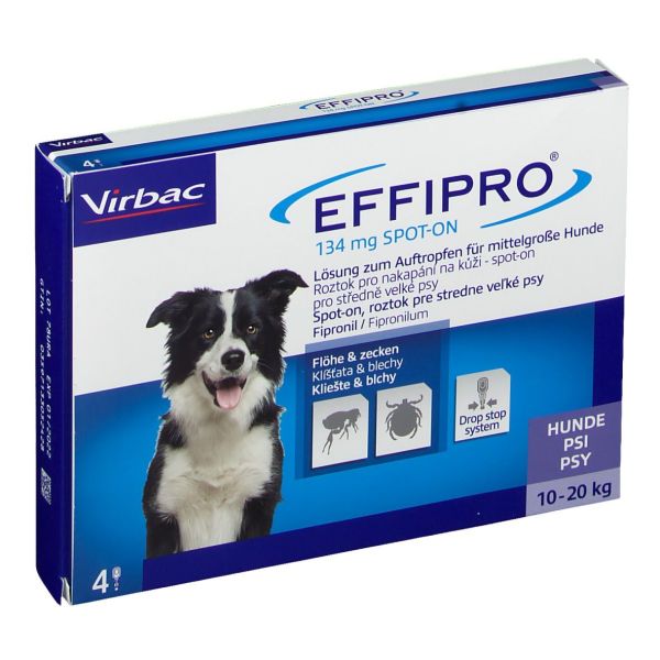 EFFIPRO® 134 mg Spot On - Mittelgroße Hunde