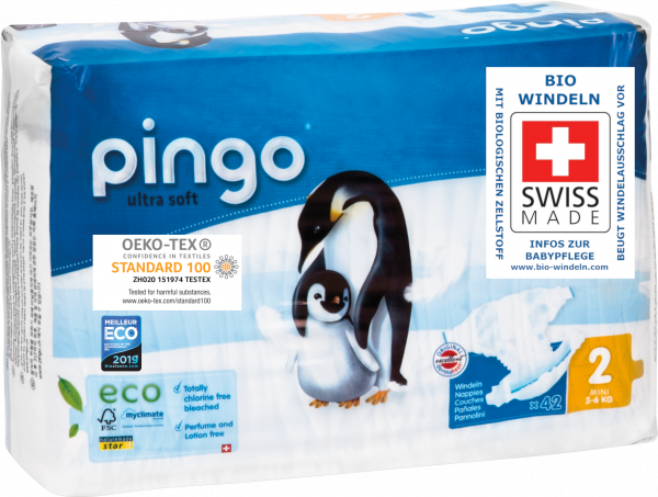 Bio Windeln Pingo Swiss® - Mini 3-6kg