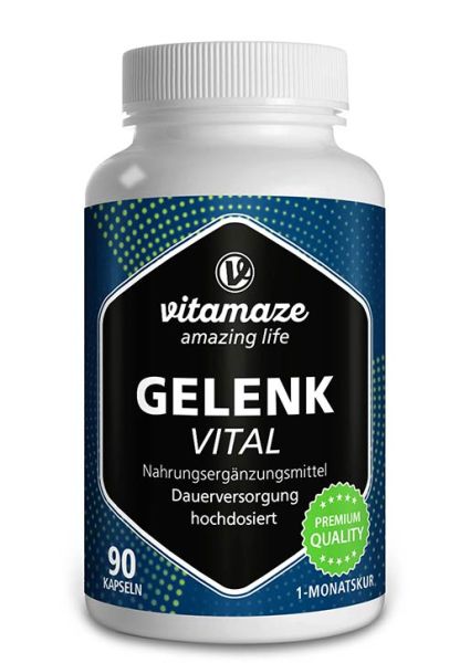 Vitamaze Gelenk Vital mit Glukosamin + Chondroitin + MSM + Hyaluronsäure