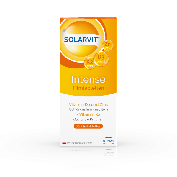 SOLARVIT® Intense Filmtabletten D3 K2 Zn