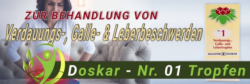 Doskar - Verdauungs-, Galle- und Lebertropfen Nr.1 Online kaufen