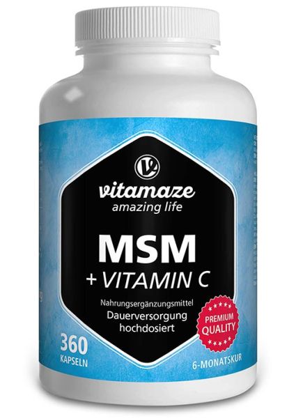 Vitamaze MSM hochdosiert + Vitamin C