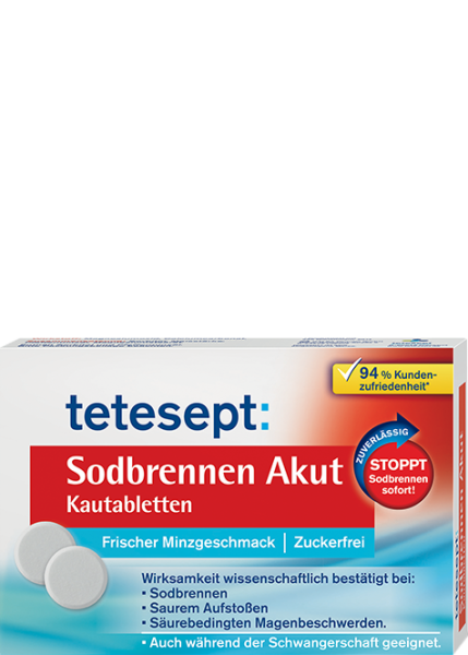 tetesept Sodbrennen Akut Kautabletten