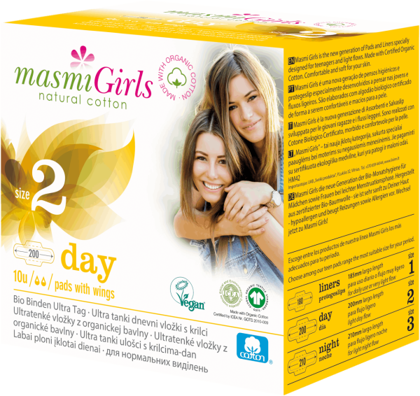 Masmi Organic Care - Bio Binden Ultra Tag Girls No. 2