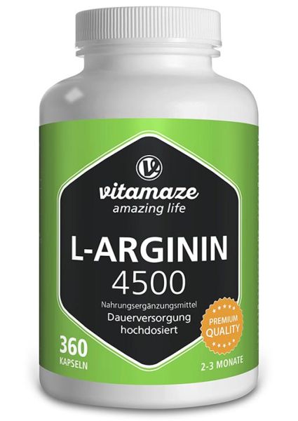 Vitamaze L-Arginin 4.500 hochdosiert