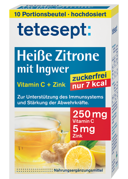 tetesept Heisse Zitrone mit Ingwer