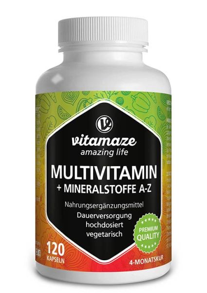 Vitamaze Multivitamin + Mineralstoffe A-Z hochdosiert