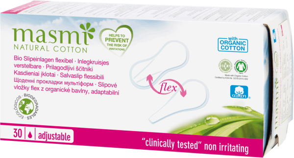 Masmi Organic Care - Bio Slipeinlagen Flex