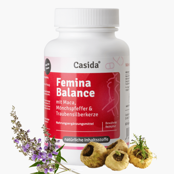 Casida - Femina Balance mit Maca, Mönchspfeffer & Traubensilberkerze