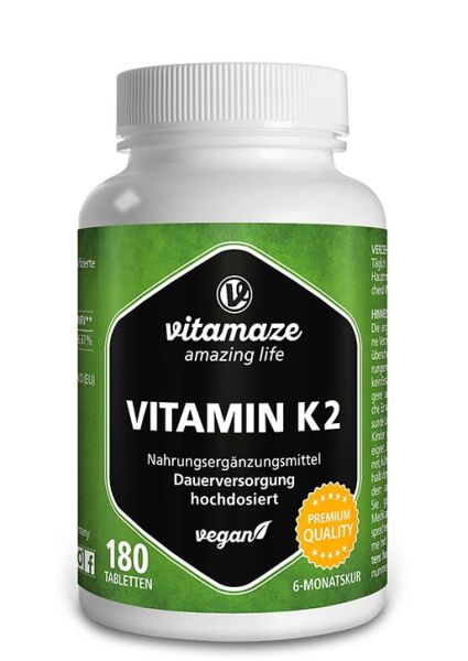 Vitamaze Vitamin K2 200 µg hochdosiert