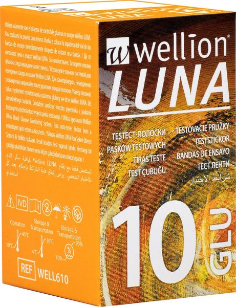 Wellion LUNA Blutzuckerteststreifen