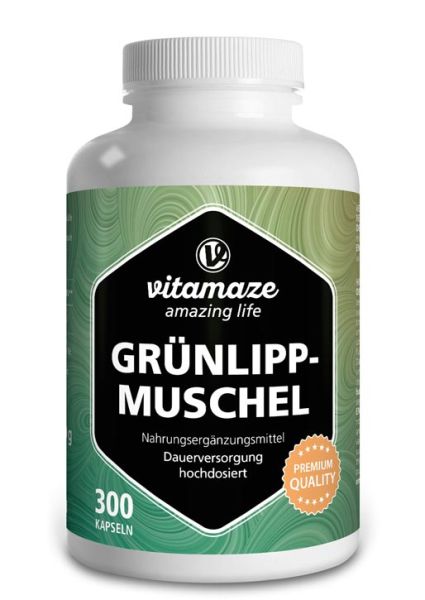 Vitamaze Grünlippmuschel Pulver 500 mg hochdosiert