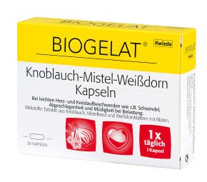 Biogelat® Knoblauch-Mistel-Weißdorn Kapseln