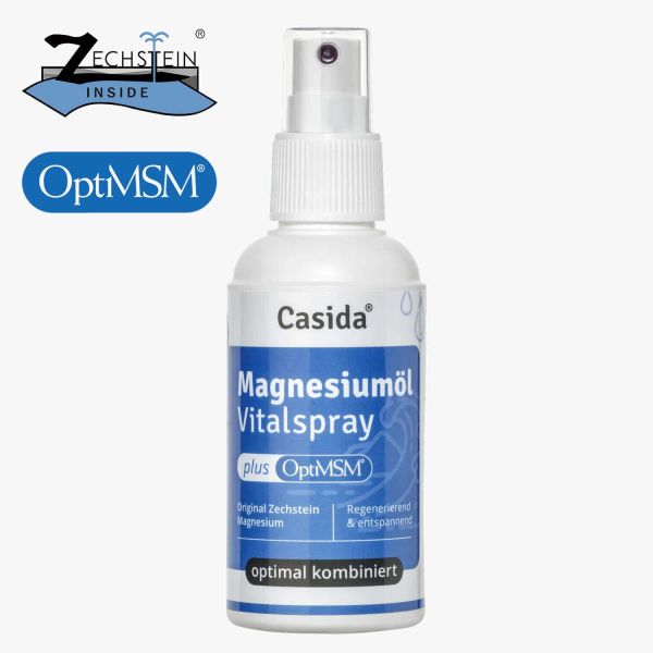 Casida - Magnesiumöl + MSM Vitalspray