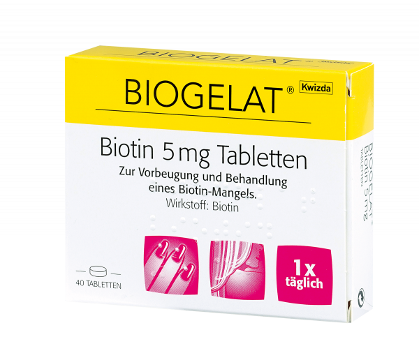 Biogelat Biotin 5 mg Tabletten