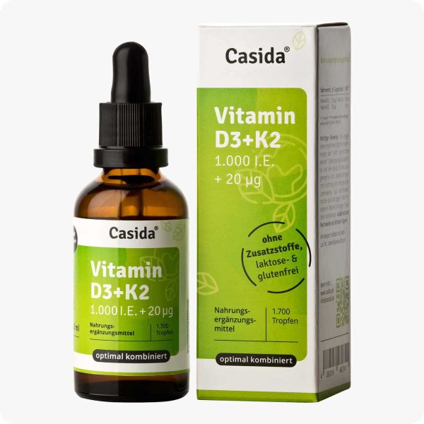 Casida - Vitamin D3 + K2 Tropfen