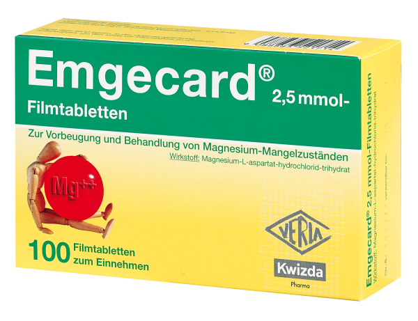 Emgecard® 2,5 mmol-Filmtabletten