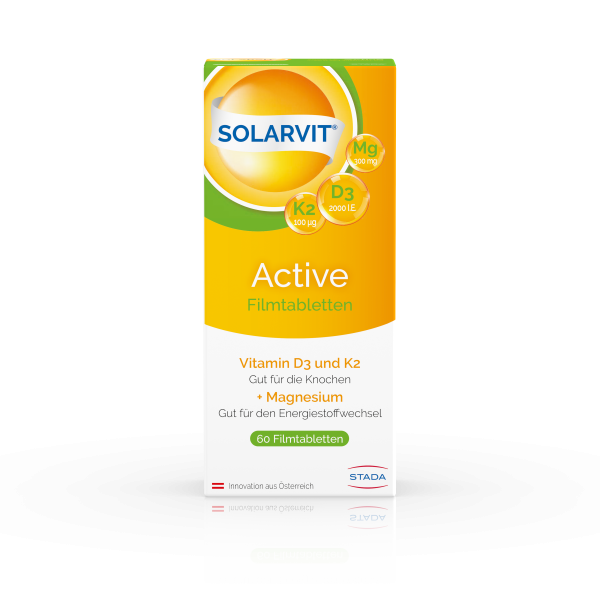 SOLARVIT® Active Filmtabletten D3 K2 Mg